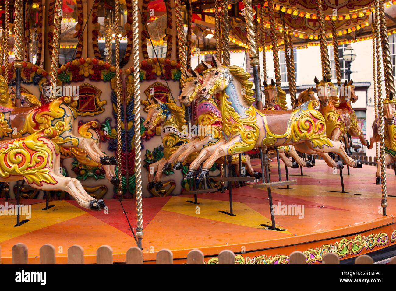 Die Messe in Carlisle Cumbria. Stockfoto