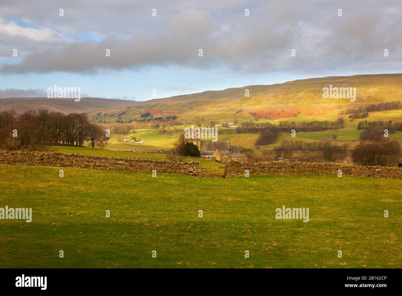Hawes und Abbotside Common, Wensleydale, Yorkshire Dales Stockfoto