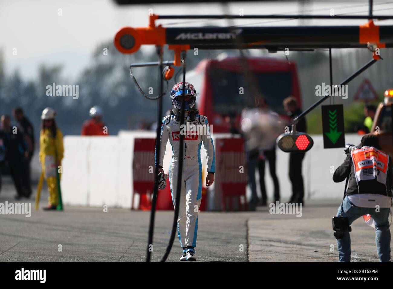 #06; Nicholas Latifi Williams Racing Mercedes. Formel-1-Weltmeisterschaft 2020, Wintertesttage #1 2020 Barcelona, 19./21. Februar 2020. Stockfoto
