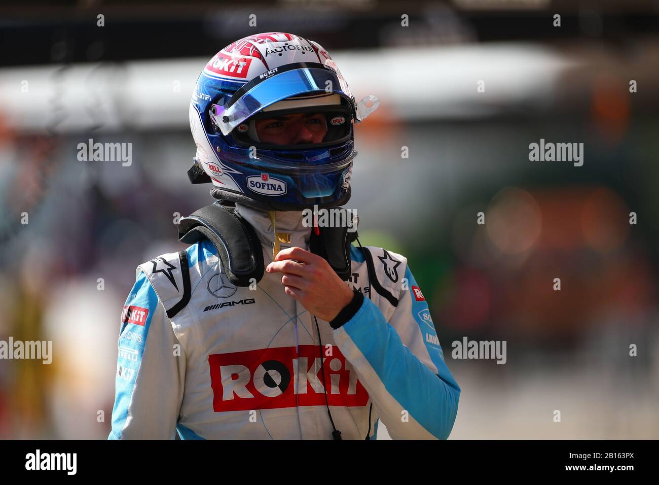#06; Nicholas Latifi Williams Racing Mercedes. Formel-1-Weltmeisterschaft 2020, Wintertesttage #1 2020 Barcelona, 19./21. Februar 2020. Stockfoto