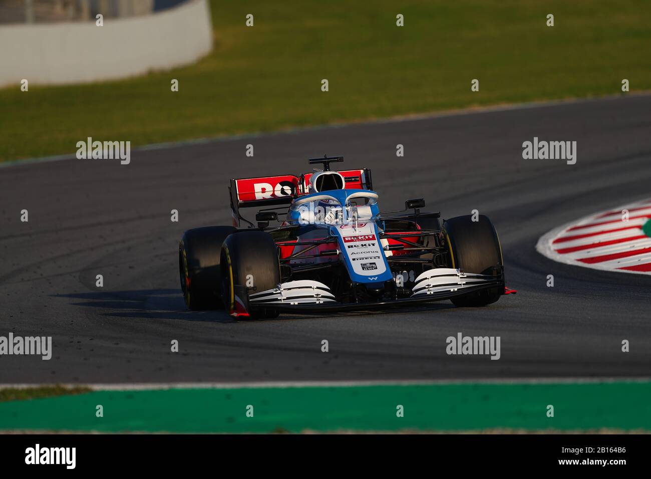 #06; Nicholas Latifi Williams Racing Mercedes. Formel-1-Weltmeisterschaft 2020, Wintertesttage #1 2020 Barcelona, 19./21. Februar 2020. Stockfoto