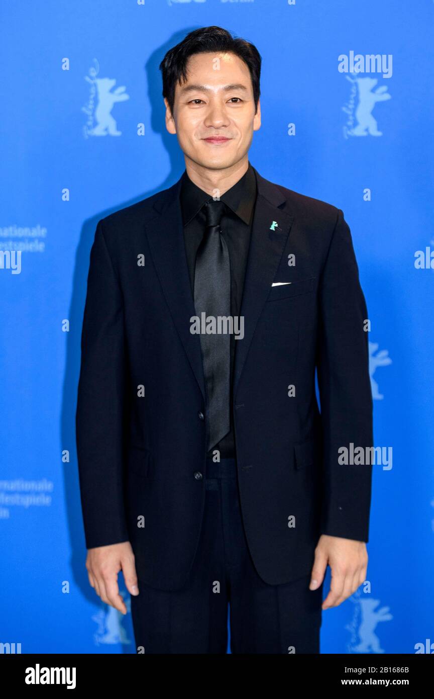 Berlin, Deutschland. Februar 2020. Park Hae-soo auf der Fotocall für 'Sanyangeui Sigan/Time to Hunt' auf der Berlinale 2020/70. Internationalen Filmfestival Berlin im Hotel Grand Hyatt. Berlin, 22. Februar 2020 - weltweite Nutzung Credit: Dpa / Alamy Live News Stockfoto