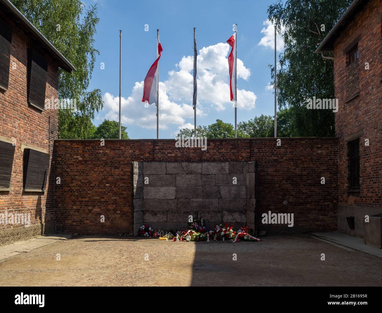 Gedenkstätte für Konzentrationslager Auschwitz Stockfoto