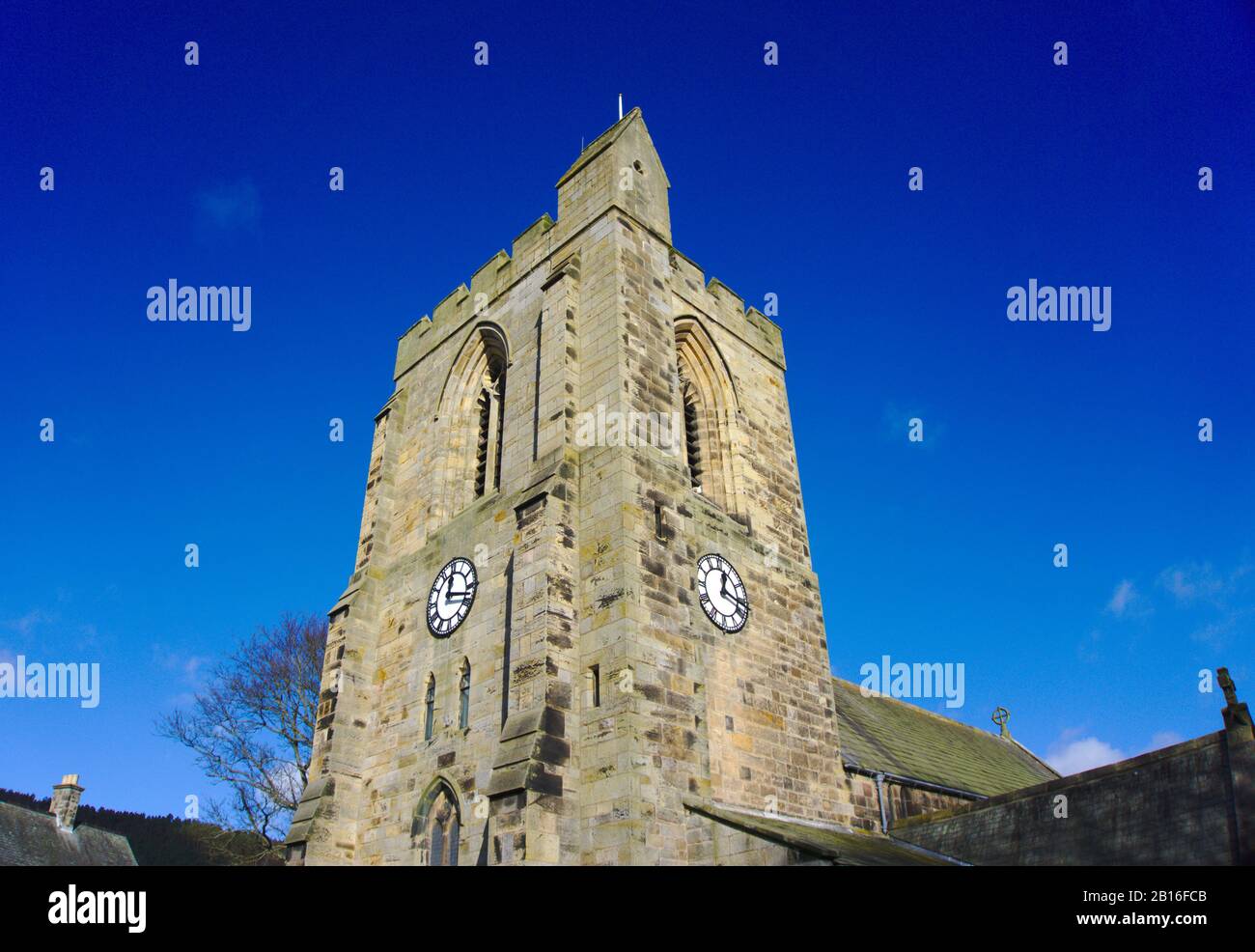 Allerheiligen Church, Rothbury, Parish of Upper Coquetdale, Northumberland, Großbritannien Stockfoto