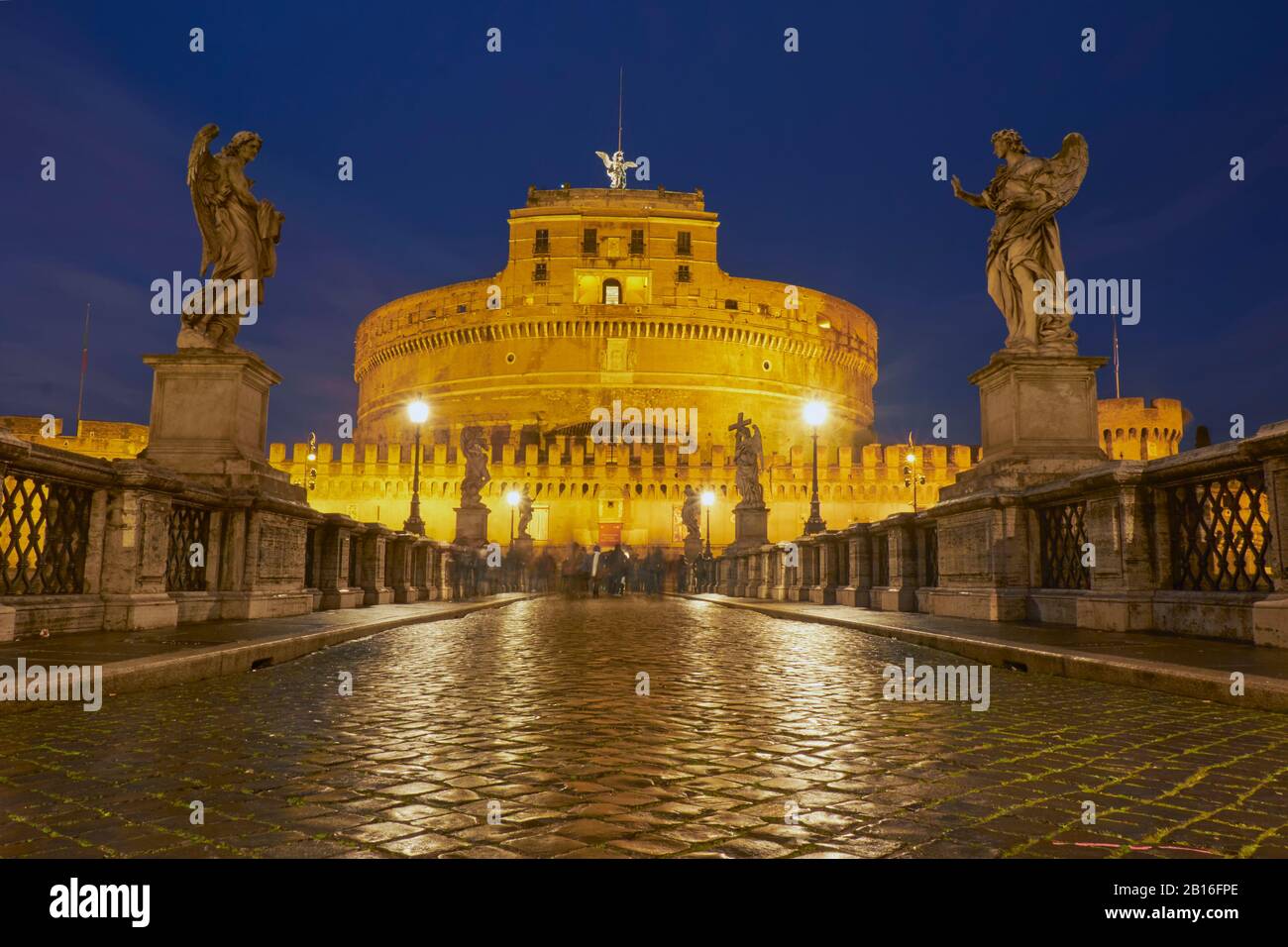 Engelsburg, wunderschönes Nachmittaglicht. Rom, Italien Stockfoto