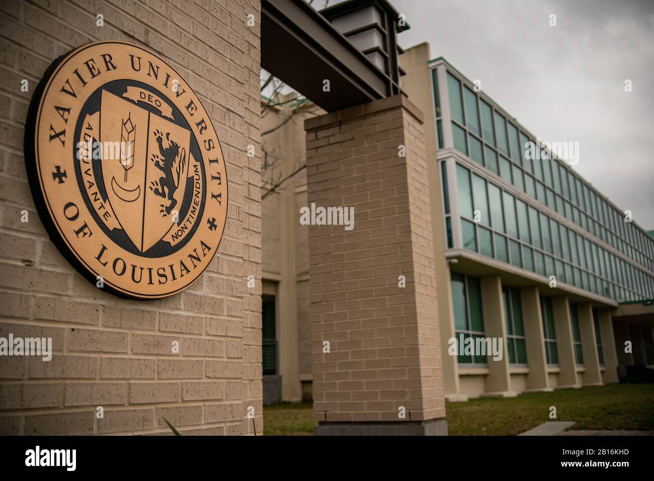 New Orleans, Louisiana - 9. Februar 2020: Katholischer Campus der Xavier University, HBCU Stockfoto