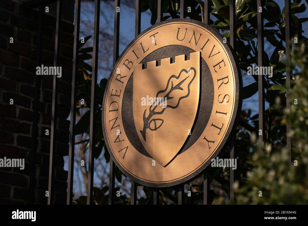 Nashville, TN - Januar 27 2020: Vanderbilt University Campus Stockfoto