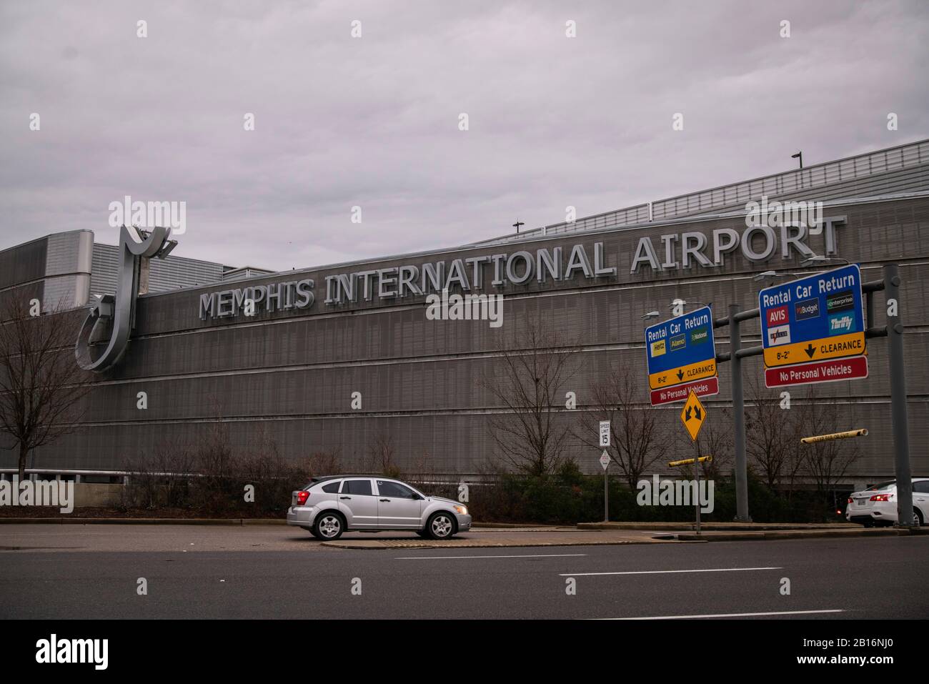 Memphis, Tennessee - 27. Januar 2020: Memphis International Airport (MEM) Stockfoto