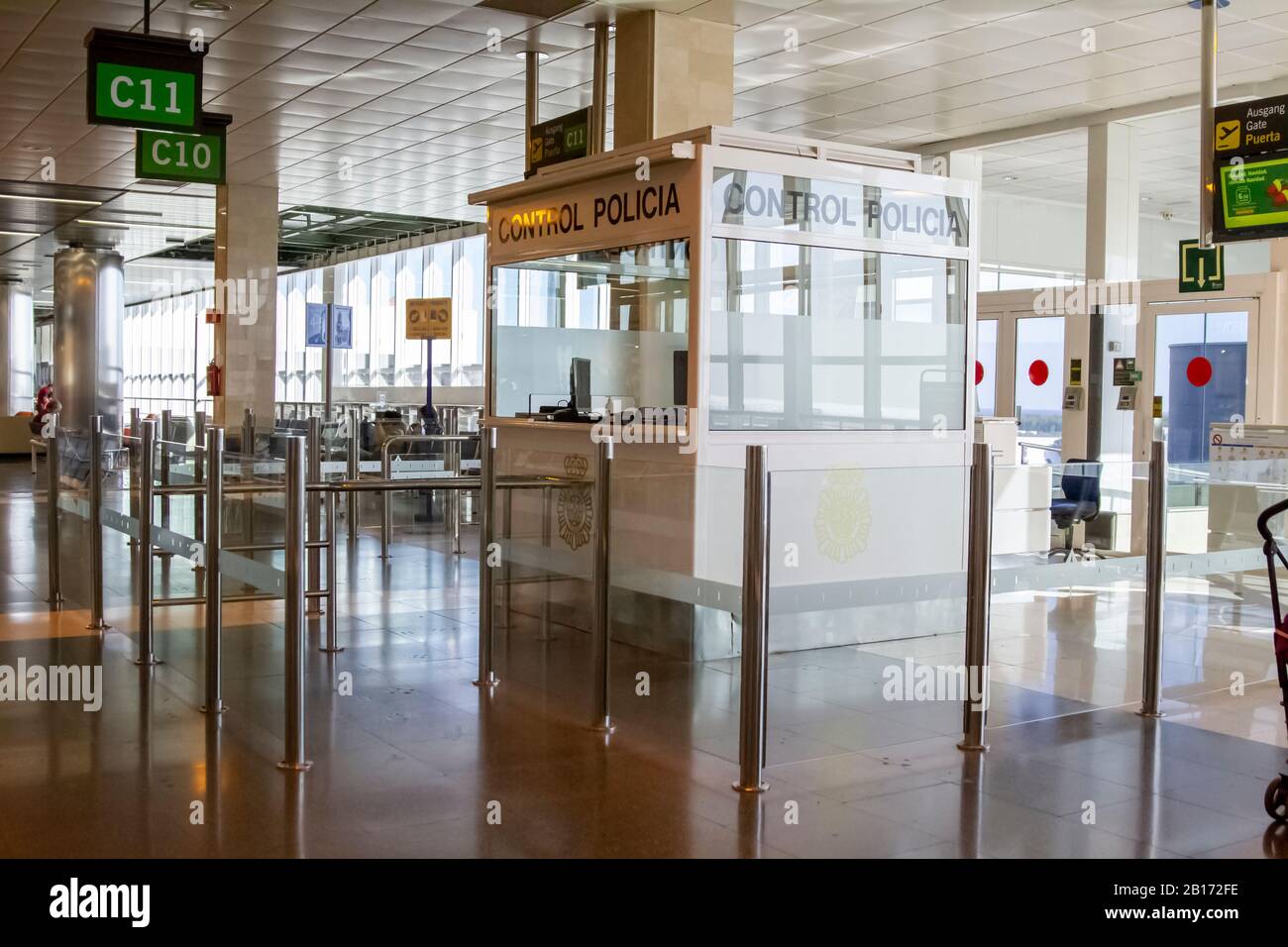 Leeren Flughafen Stockfoto