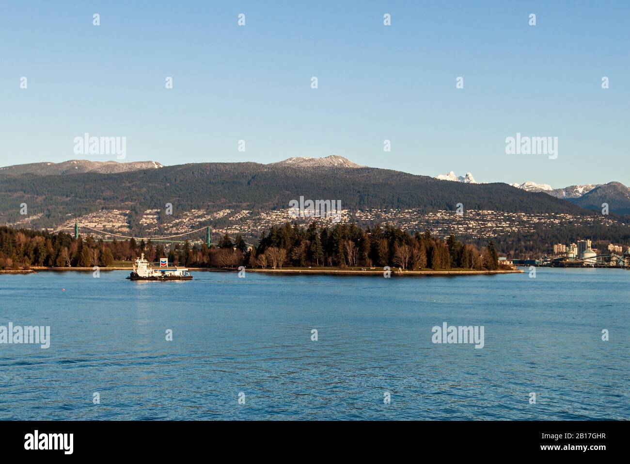 Vancouver, KANADA - 19. FEBRUAR 2020: Canada Place Trade and Convention Center. Stockfoto
