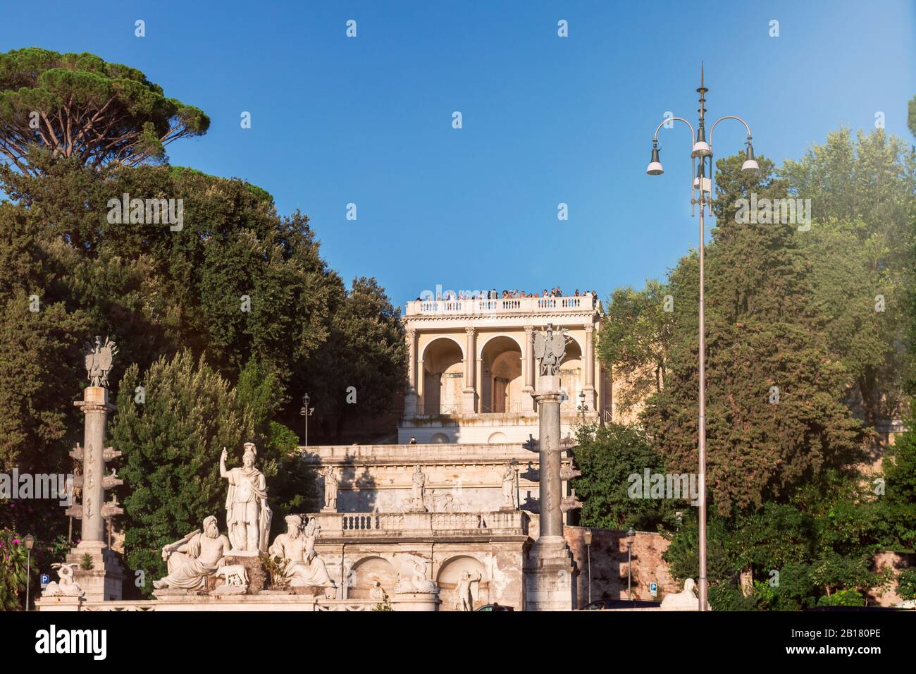 Italien, Rom, Fontana della Dea di Roma Stockfoto