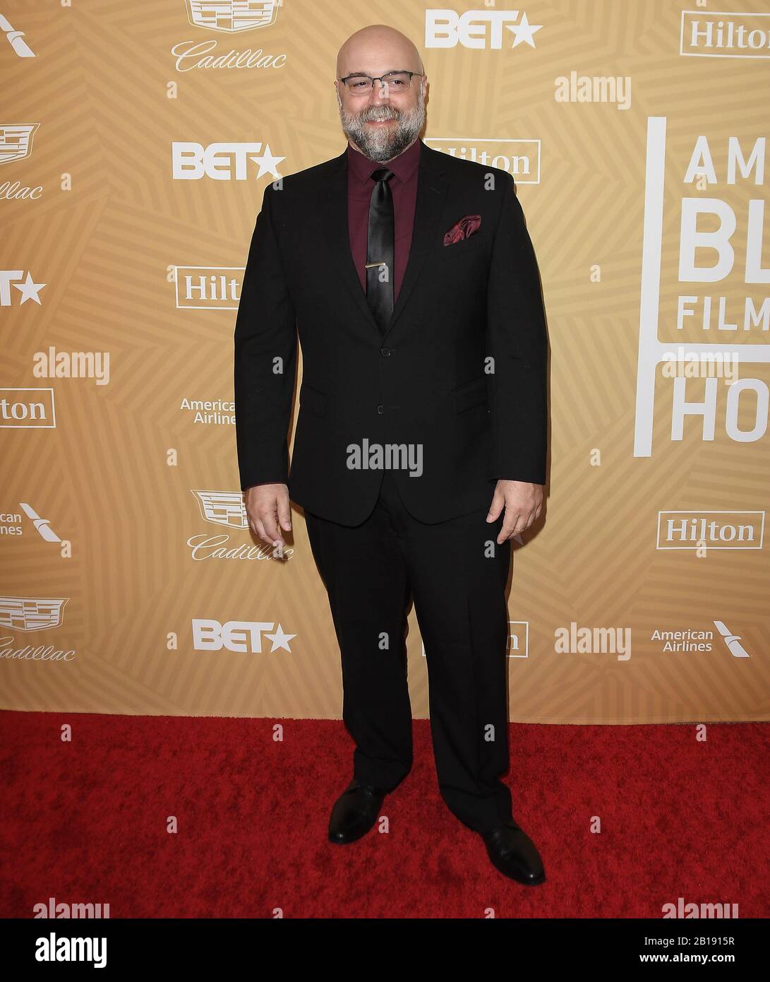 Craig Brewer trifft auf die Verleihung der American Black Film Festival Honors Awards im Beverly Hilton in Beverly Hills, CA am Sonntag, 23. Februar 2020, ein. (Foto Von Sthanlee B. Mirador/Sipa USA) Stockfoto