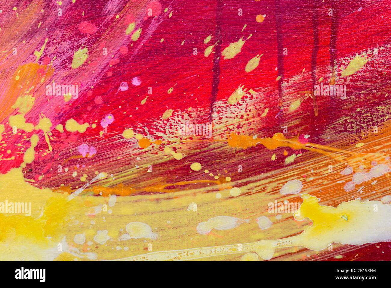 Farbwirbelserie. Künstlerischer Hintergrund aus Streifen digitaler Farbe. Ölgemälde. Stockfoto
