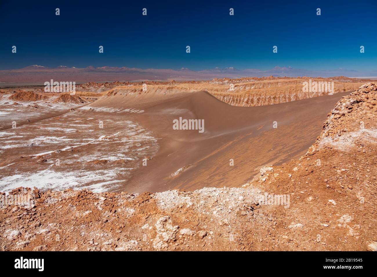 Die große Düne in Moon Valley, Atacama Stockfoto