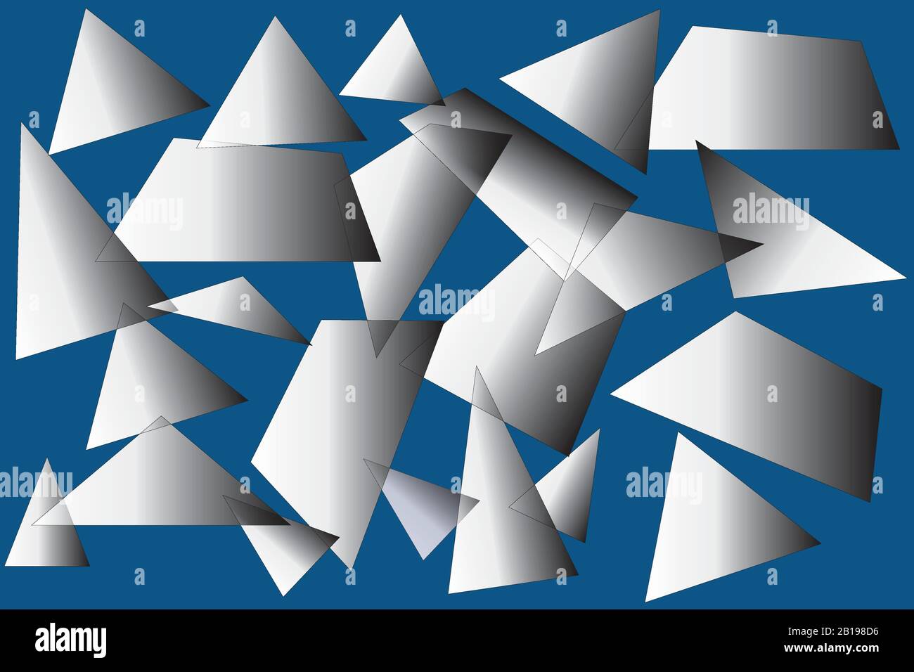 Buntes Polygon Texture Seamless Repeat Vector Pattern. Abstrakt, Geometrisch, Detailliert. Zufällig Stock Vektor