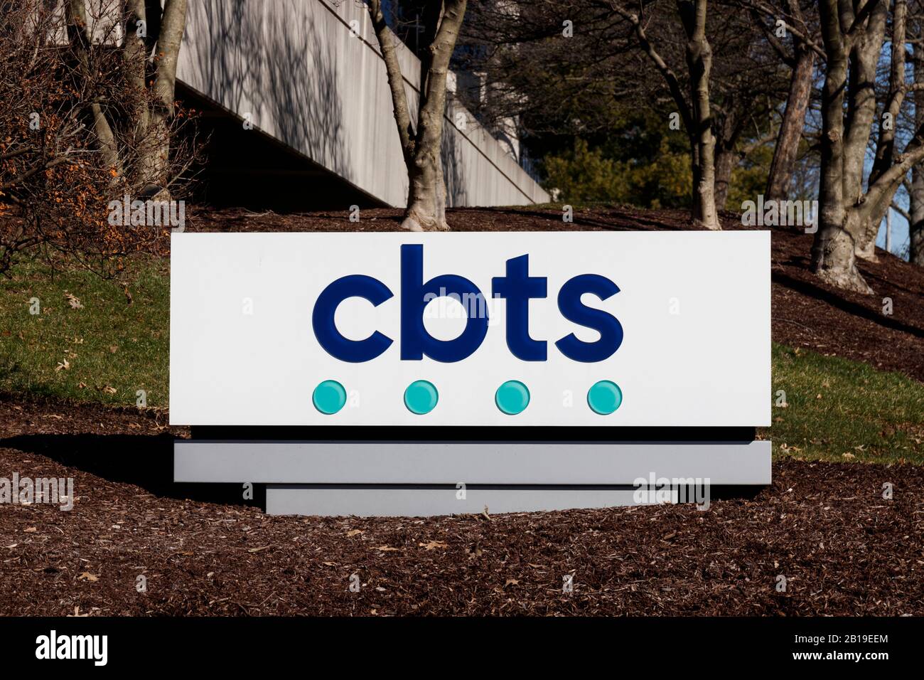 Cincinnati - Ca. Februar 2020: CBTs Cloud Computing and IT Services Office. CBTs ist die IT-Service-Management-Abteilung von Cincinnati Bell. Stockfoto