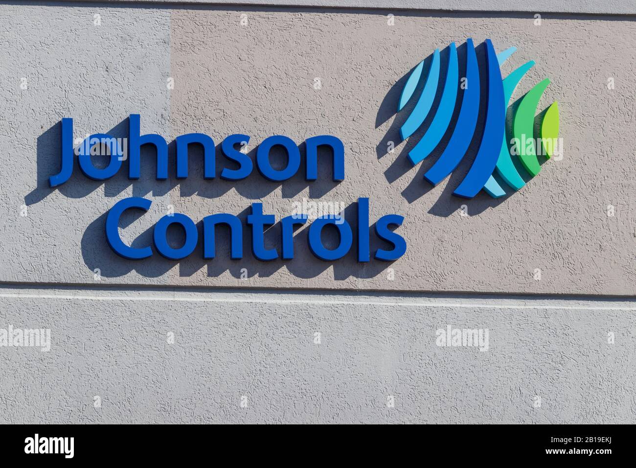 Cincinnati - Ca. Februar 2020: Johnson Controls Location. Johnson Controls ist kürzlich mit Tyco International fusioniert. Stockfoto
