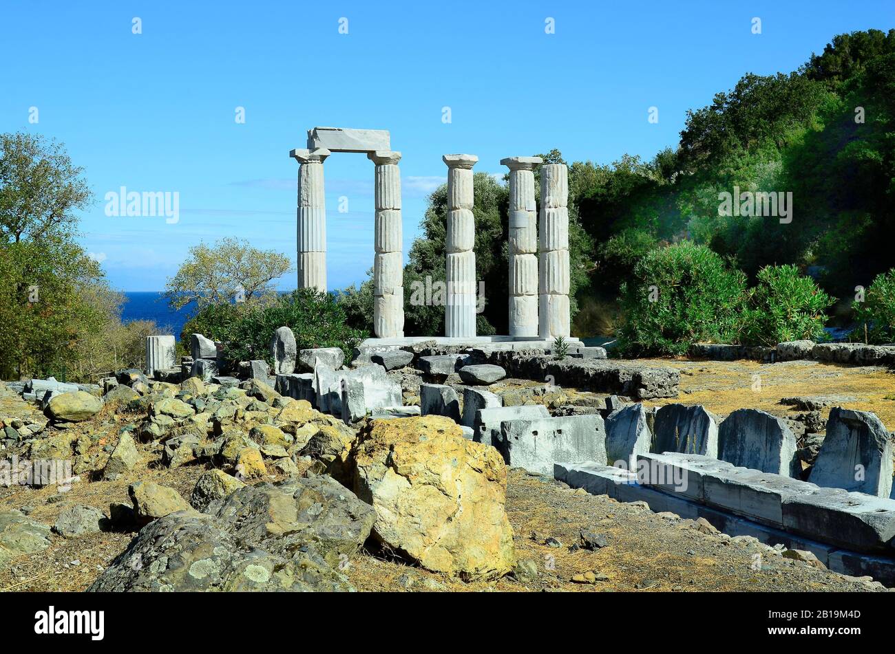 Griechenland, Samothrake, Heiligtum der großen Götter Stockfoto