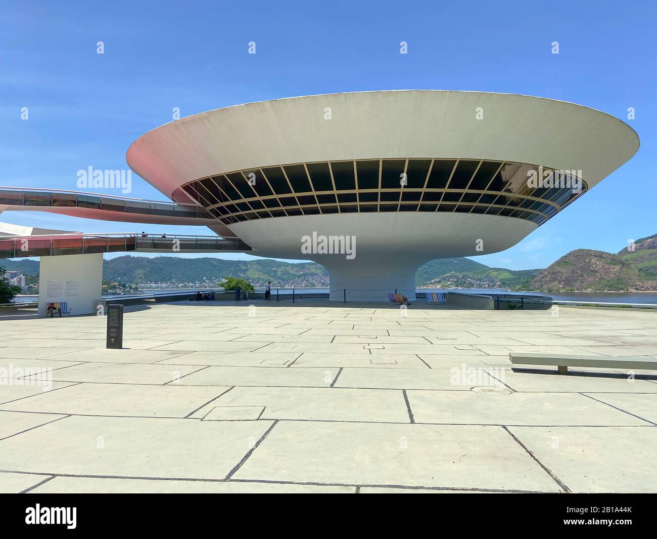 NITEROI MUSEUM FÜR ZEITGENÖSSISCHE KUNST, RIO Stockfoto