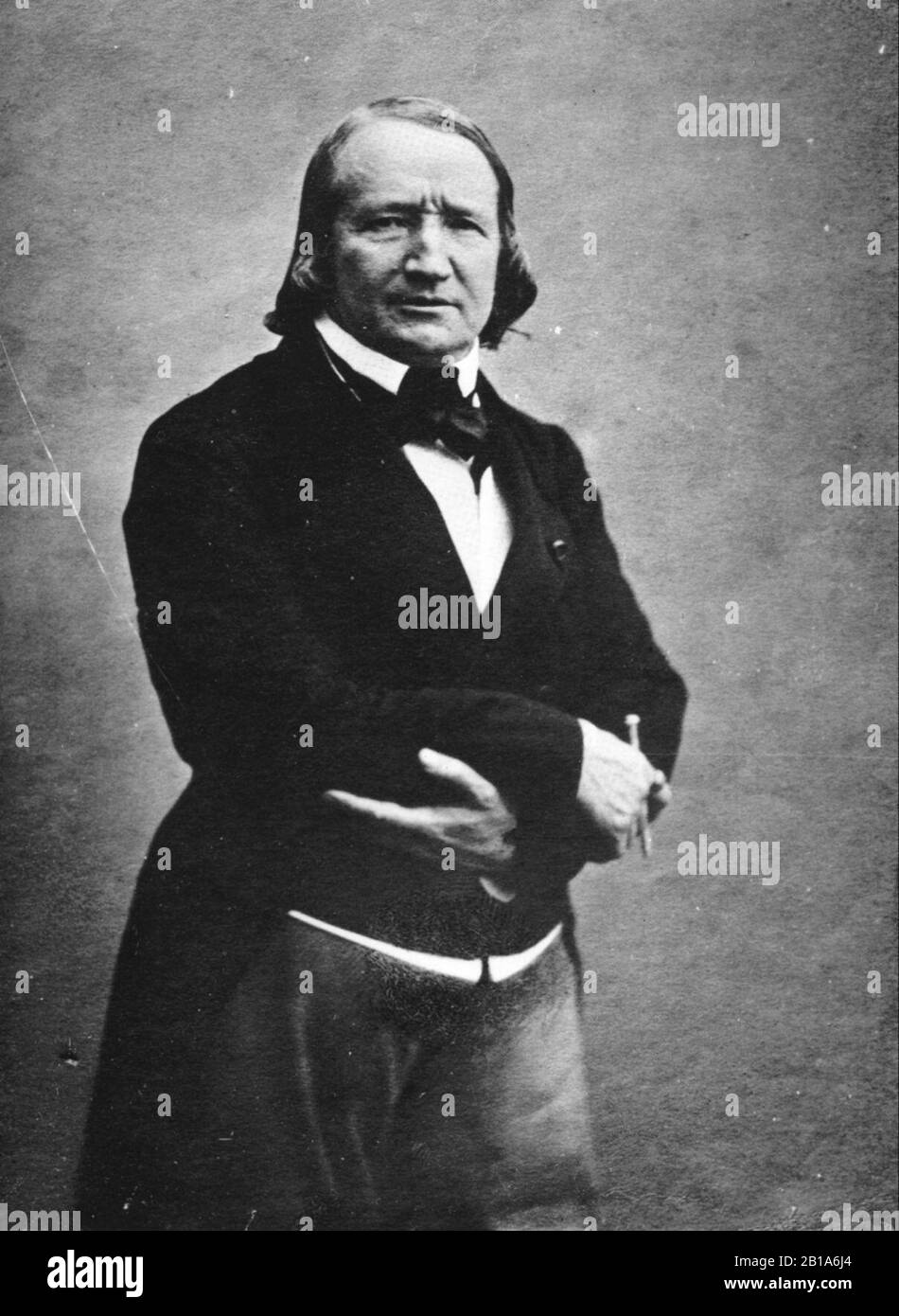 Félix Nadar 1820-1910 Alfred de Vigny. Stockfoto