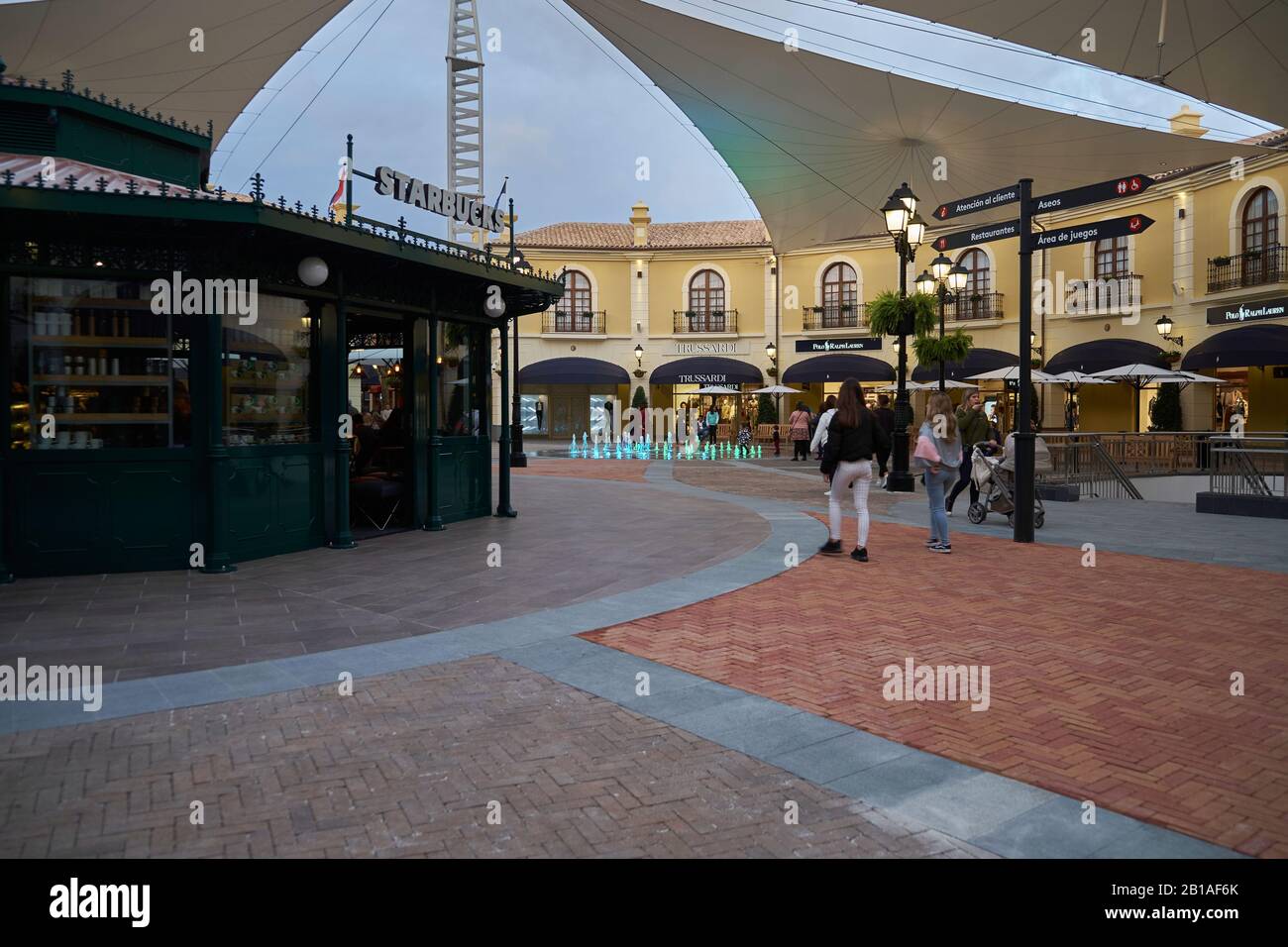 McArthurGlen Designer Outlet. Málaga, Andalusien, Spanien. Stockfoto