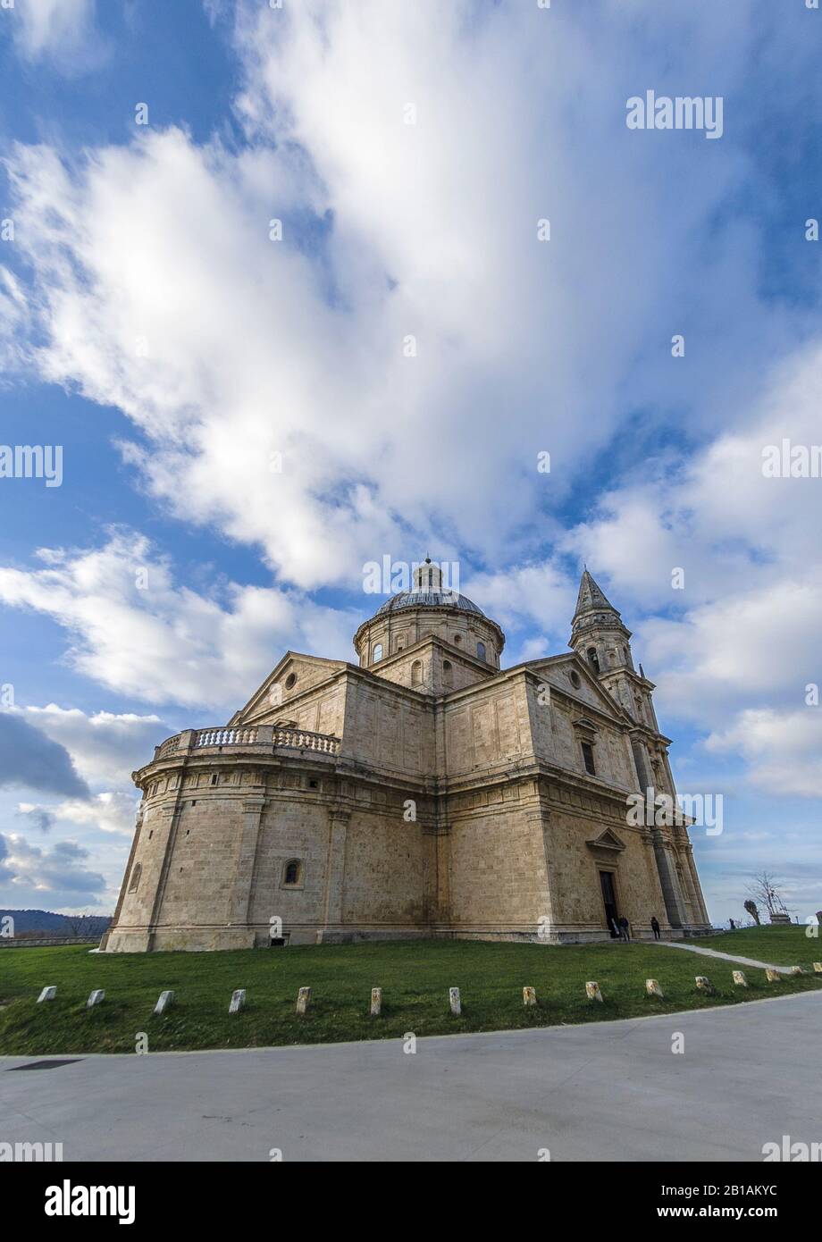 Kirche San Biagio in Montepulciano in der Toskana Stockfoto