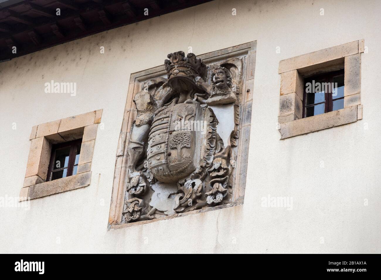 Cangas del Narcea, Spanien. Der Palacio de Toreno (Toreno-Palast), heute Sitz des Rathauses. Eine traditionelle Stadt in Asturien Stockfoto