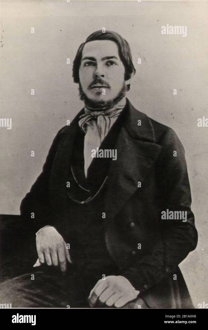 Friedrich Engels-1840. Stockfoto