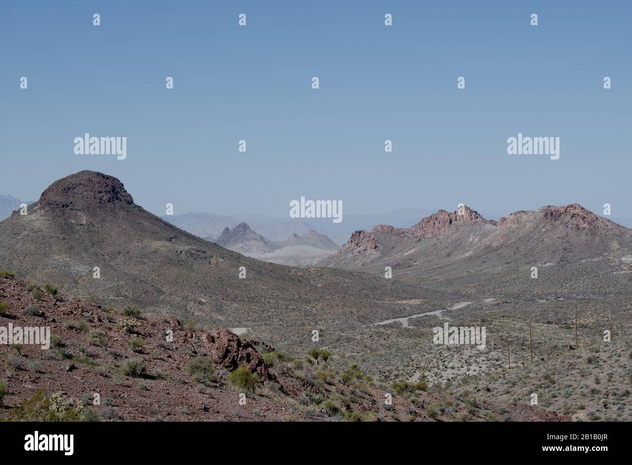 Blick nach Westen zum Colorado River vom Sitgreaves Pass, Arizona Stockfoto