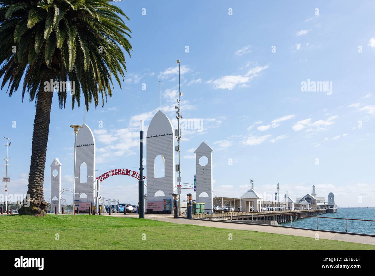 Der Cunningham Pier, Geelong, Grant County, Victoria, Australien Stockfoto