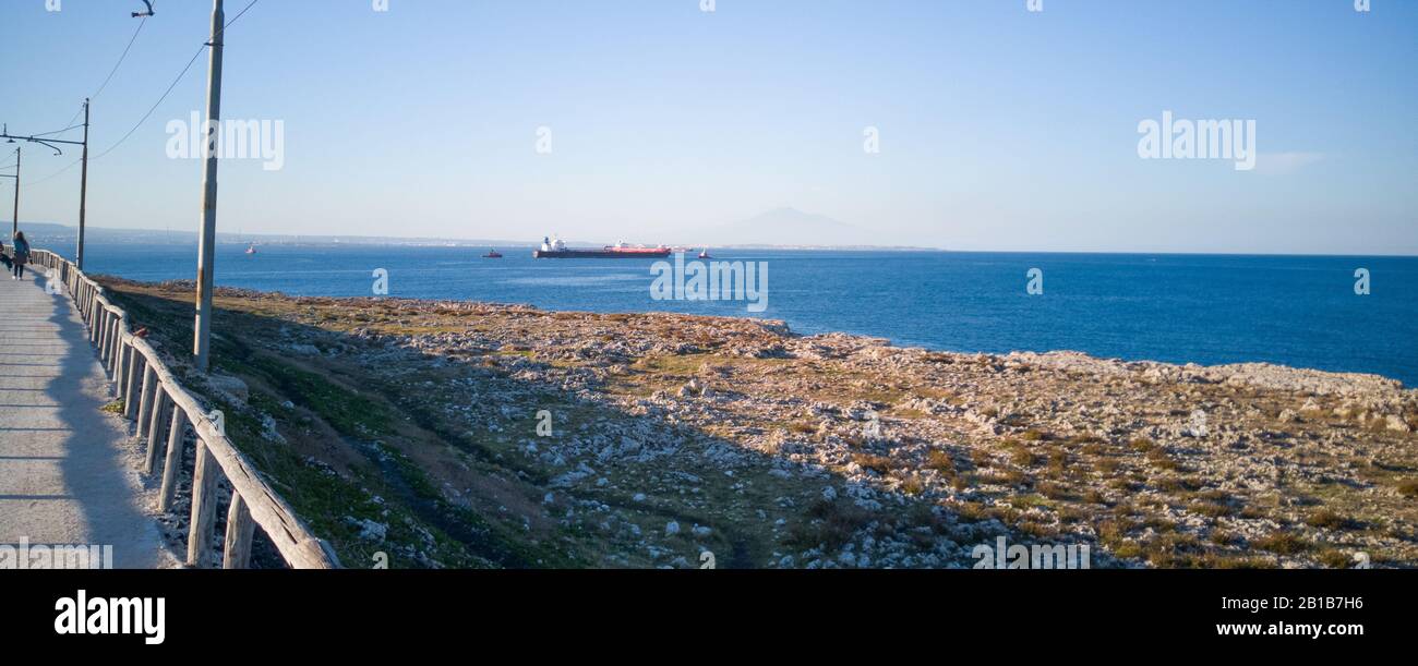 Sizilianische Landschaft Stockfoto