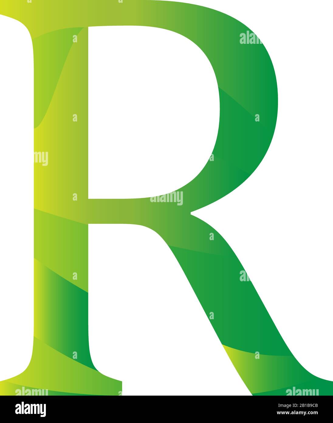 Symbol für die Währung Südafrikas Rand Stock Vektor