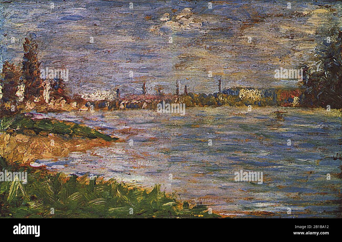 - Malerei des 19. Jahrhunderts von Georges Seurat - Sehr hohe Auflösung und hochwertige Bilder Stockfoto