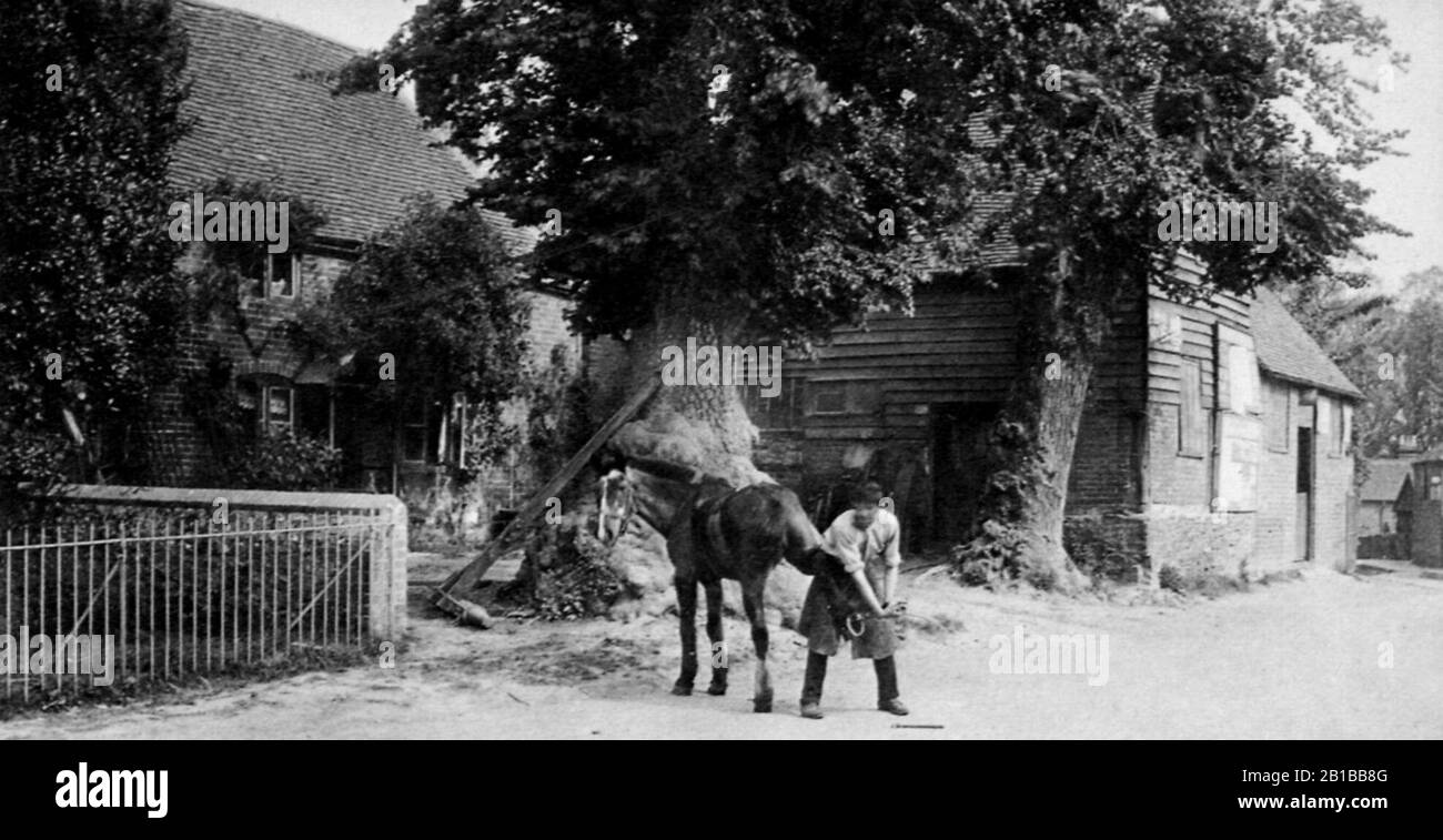 Frith, Francis - der Schmied von Compton Stockfoto