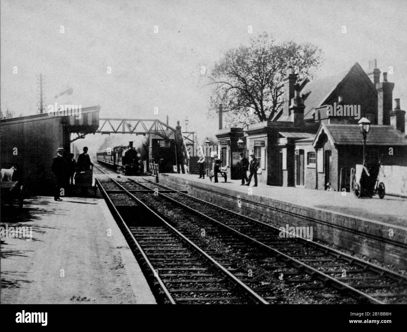 Frith, Francis - Milford Bahnhof Stockfoto
