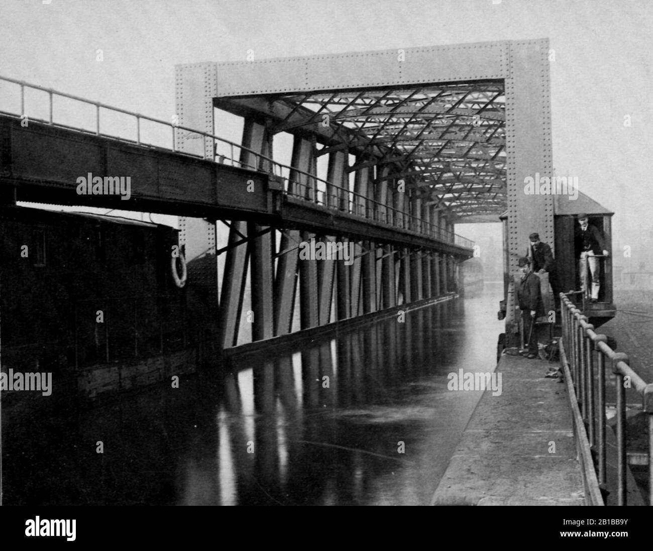 Frith, Francis - Manchester Schiffkanal, der Barton Aquädukt Stockfoto