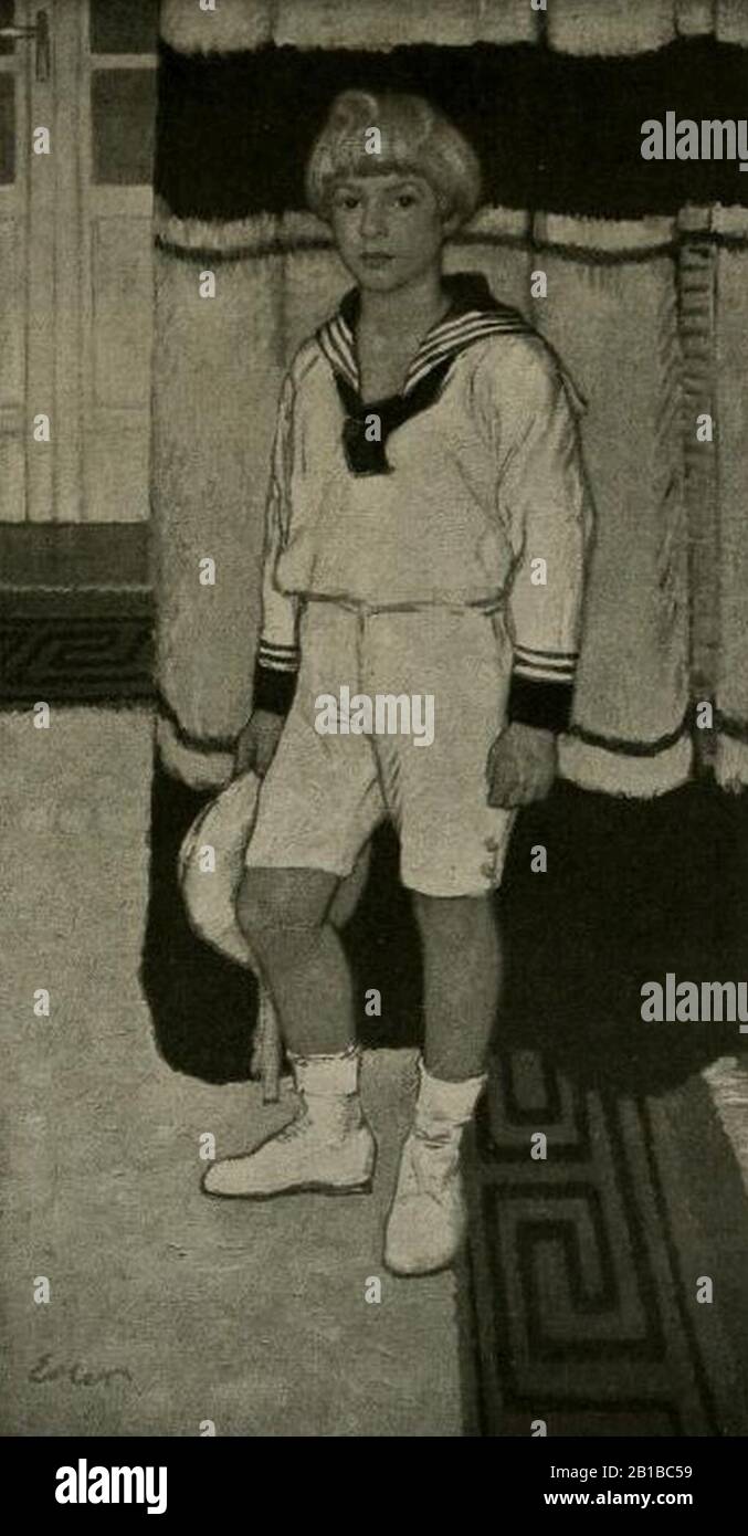 Fritz Erler - Fritzl, 1913. Stockfoto