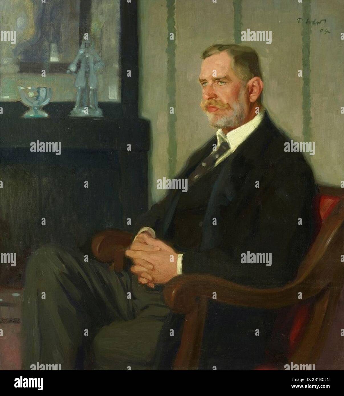 Fritz Erler - Bildnis Fürst Hermann von Hatzfeldt, Herzog zu Trachenberg, 1904/05. Stockfoto