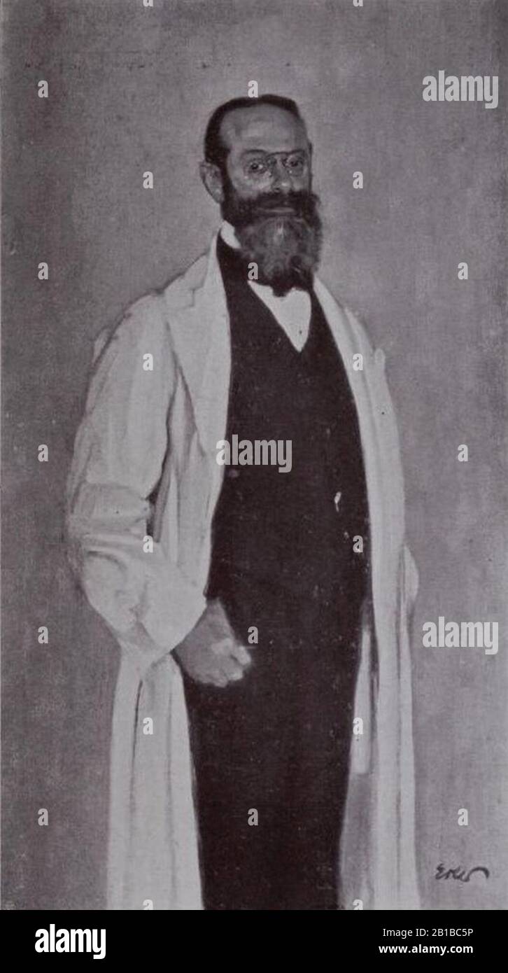 Fritz Erler - Geheimrat Albert Neisser. Stockfoto