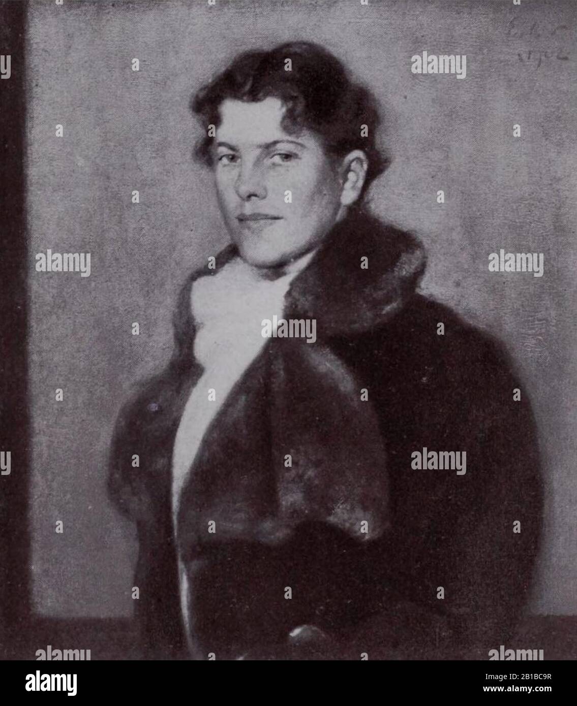 Fritz Erler - Porträt Elise Hirth (Frau Dr. Georg Hirth), 1902. Stockfoto