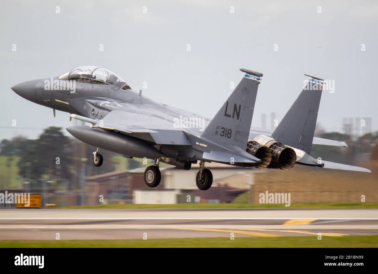 "Strike Eagle Landing" Stockfoto