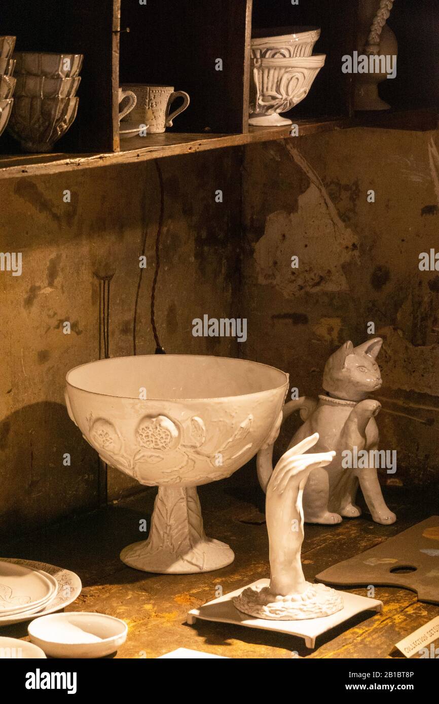 Astier de Villatte Keramik-Shop in Paris Frankreich Stockfoto