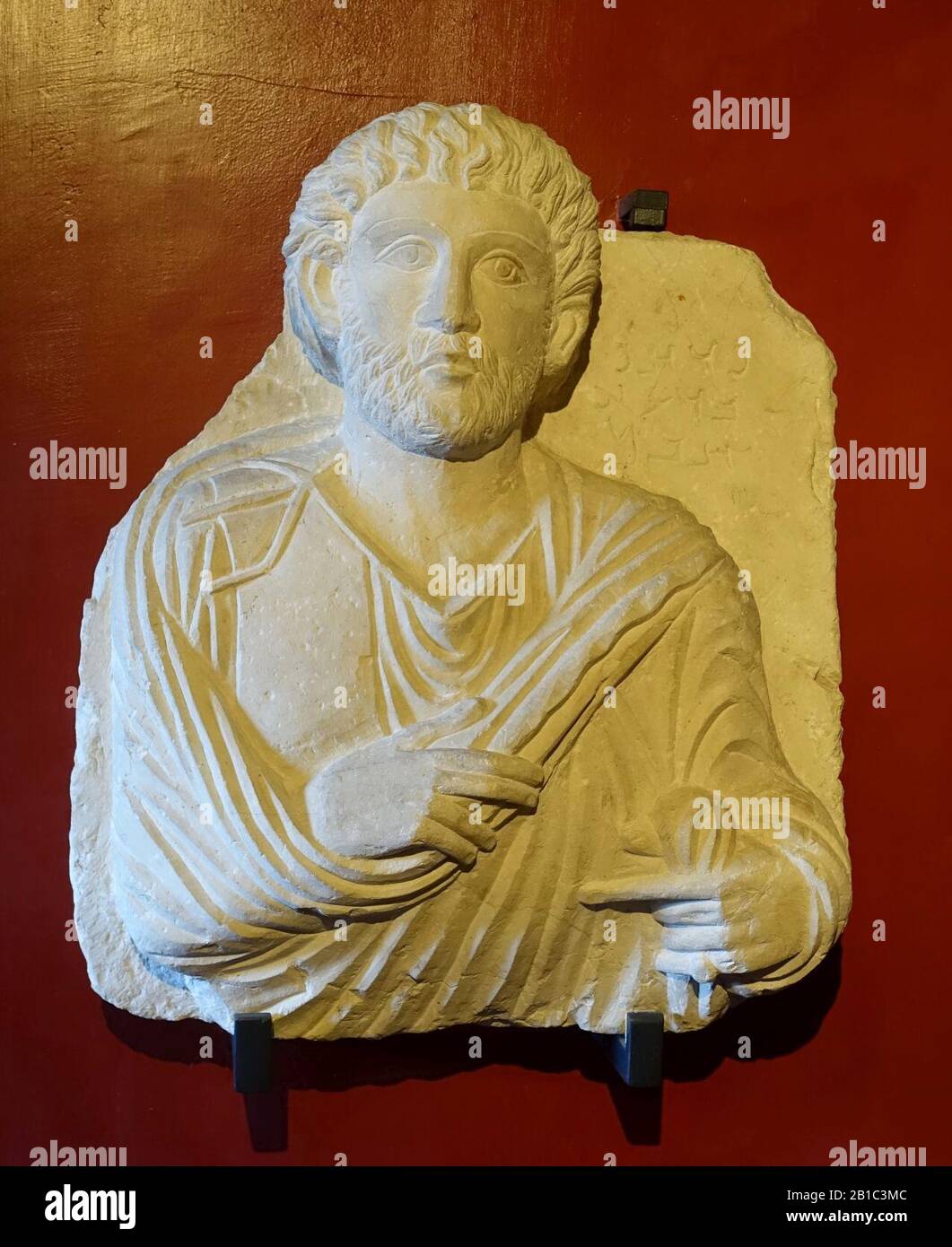 Grabenküste eines Mannes aus Palmyra, römische Kaiserzeit, 3. Jahrhundert n. Chr. Stockfoto
