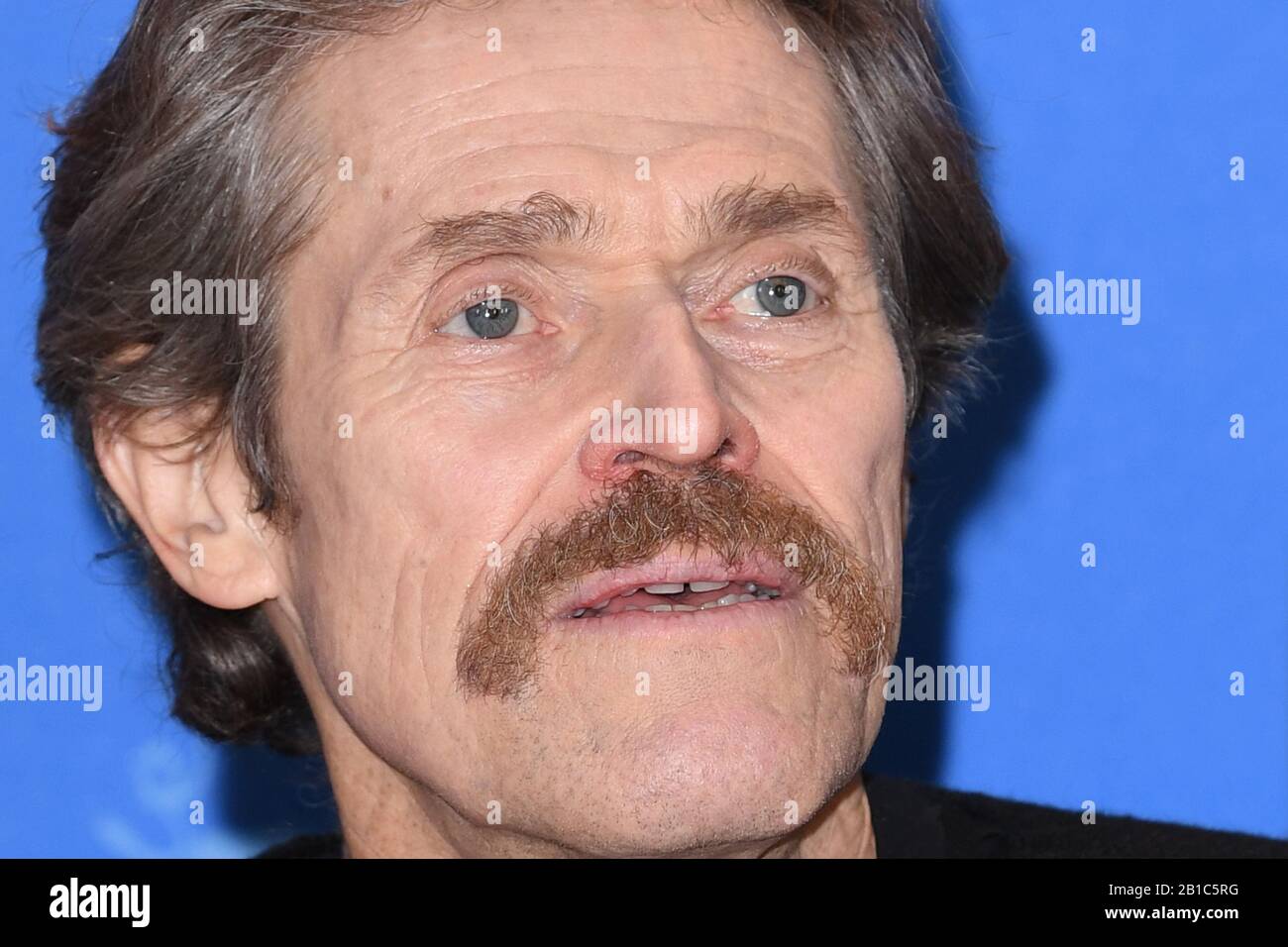 Berlin, Deutschland. Februar 2020. Schauspieler Willem Dafoe besucht die Fotocall für Sibirien beim 70. Internationalen Filmfestival Berlin im Grand Hyatt Hotel in Berlin am 24. Februar 2020. Foto von Paul Treadway/Credit: UPI/Alamy Live News Stockfoto