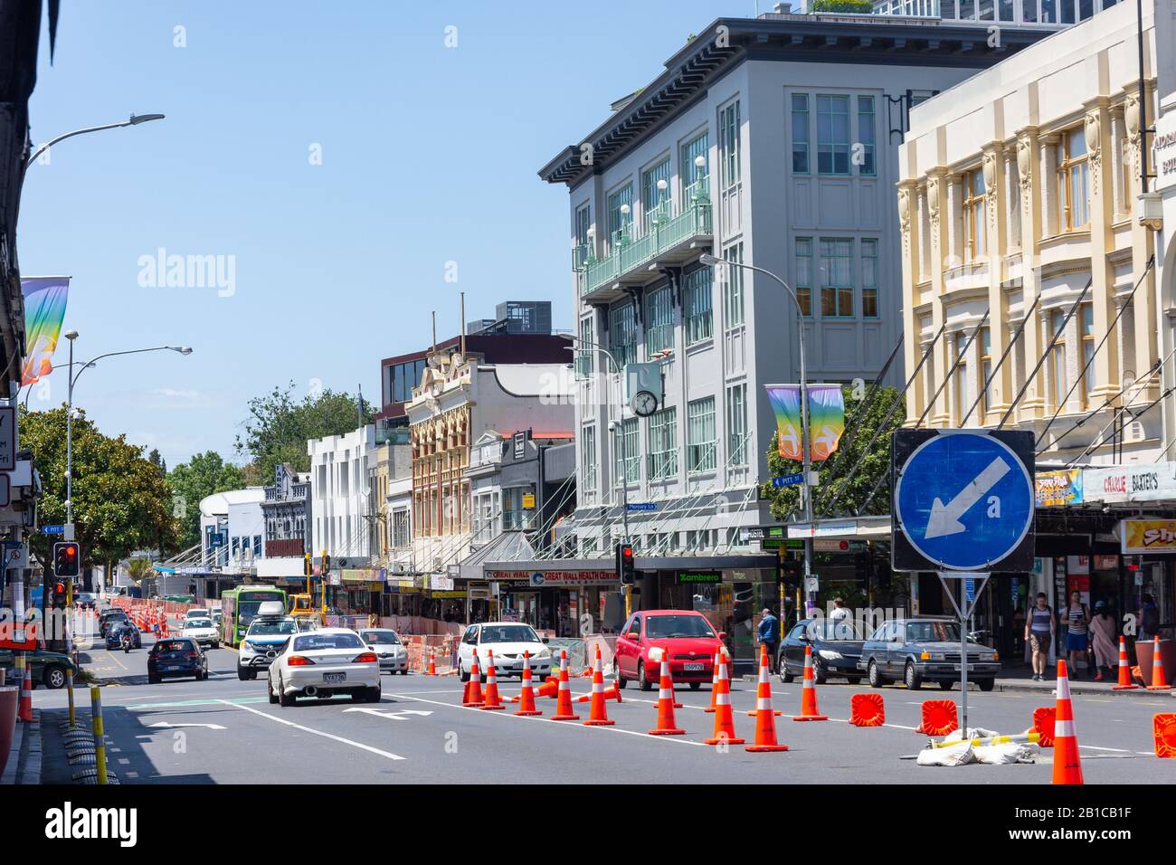 Karangahape Road, CBD, Auckland, Auckland Region, Neuseeland Stockfoto