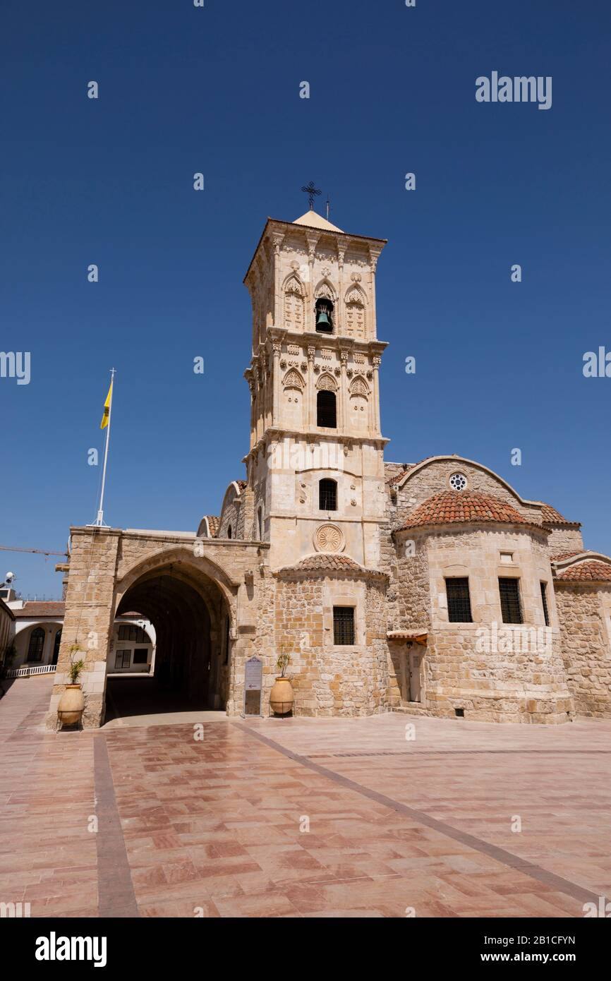 Die Kirche des heiligen Lazarus, Ayios Lazaros, Larnaca, Zypern. 2019 Stockfoto
