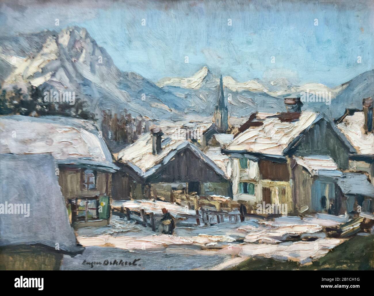 Lucien Dikkut: Landschaft Stockfoto