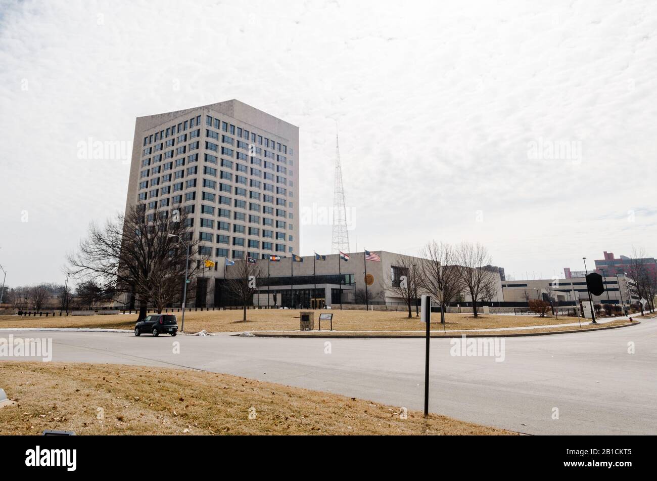 Kansas City, MO - Federal Reserve Bank Building Stockfoto