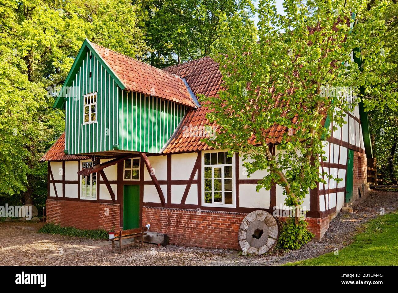 Wassermühle Plaggenmühle, Deutschland, Nordrhein-Westfalen, Petershagen Stockfoto