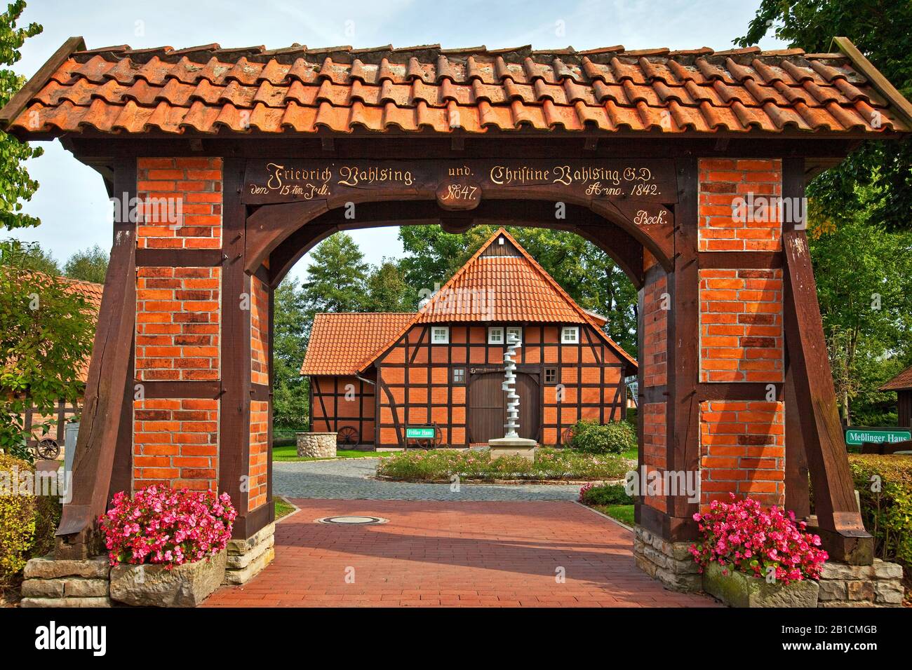 Hering Catcher Museum Heimsen, Deutschland, Nordrhein-Westfalen, Ostwestfalen, Petershagen Stockfoto